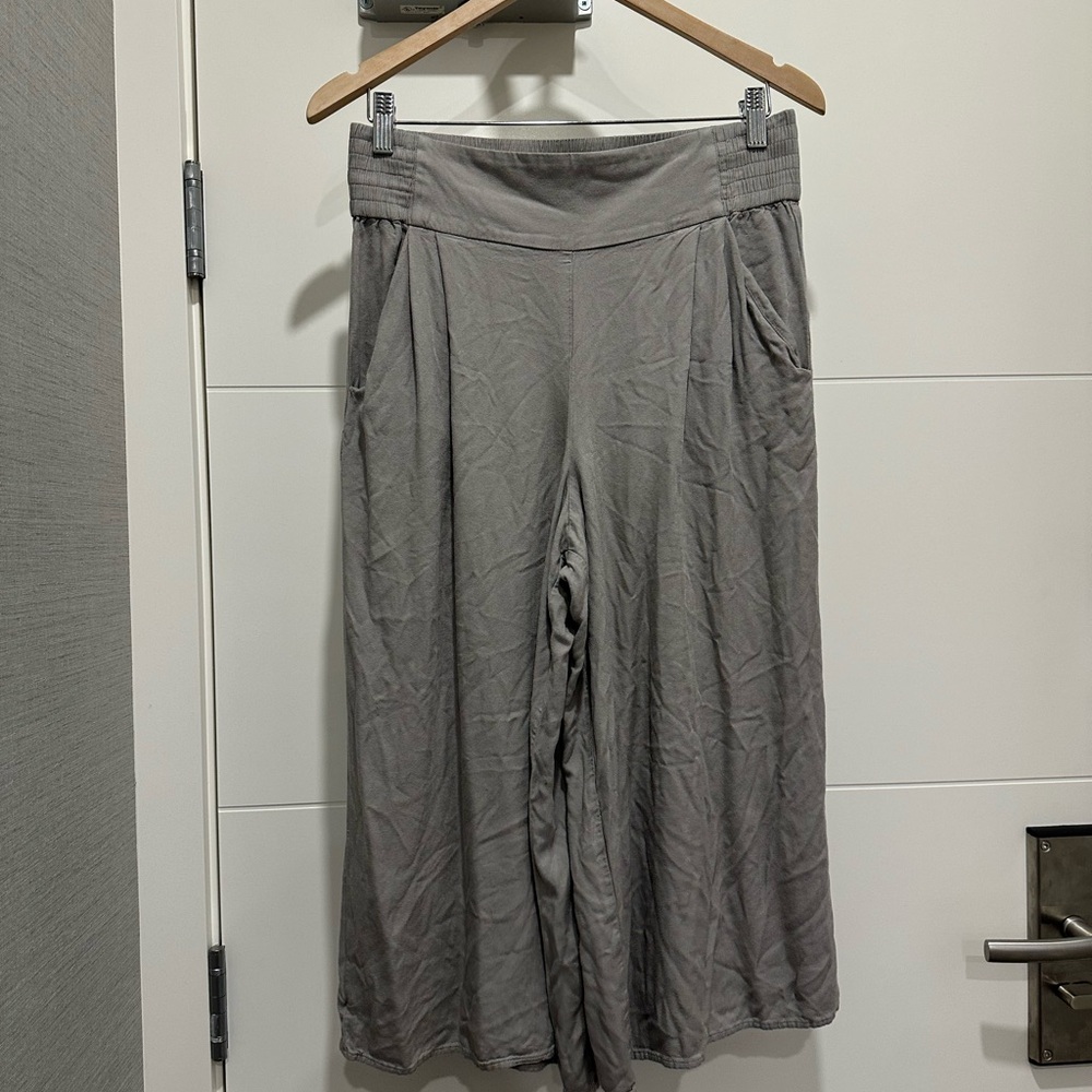 Talula Light Gray Elastic Waist Pants